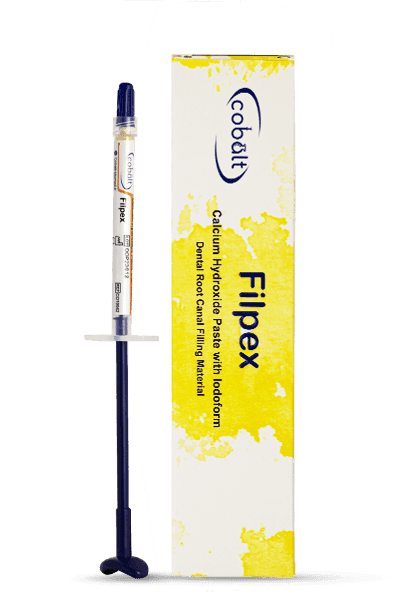 خمیر کلسیم هیدروکساید دارای یدوفرم کبالت – Cobalt Filpex — تصویر ۲