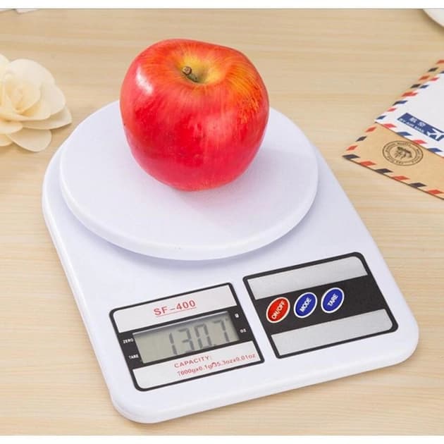 ترازو آشپزخانه دیجیتال مدل sf-400 — تصویر ۷