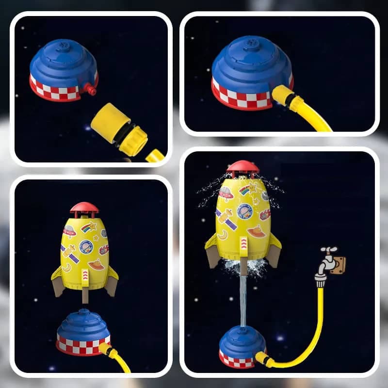 آبپاش ایستاده مدل Space Rocket Sprinker — تصویر ۳