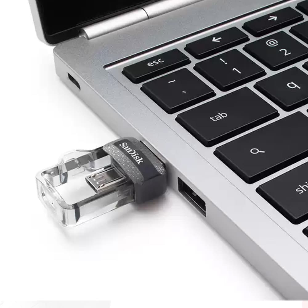فلش مموری سن دیسک ظرفیت 256 گیگابایت مدل SanDisk Ultra Dual m3.0 256GB — تصویر ۴