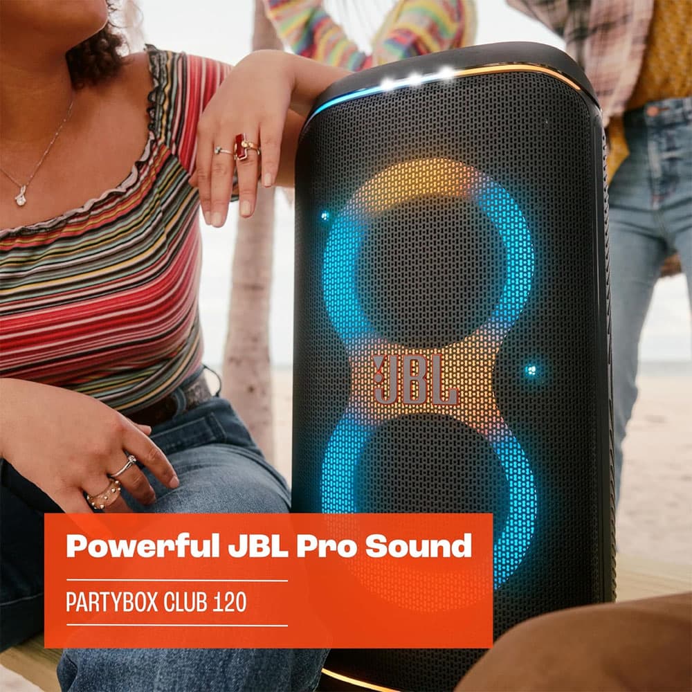 اسپیکر بلوتوثی جی بی ال مدل JBL PartyBox Club 120 — تصویر ۸