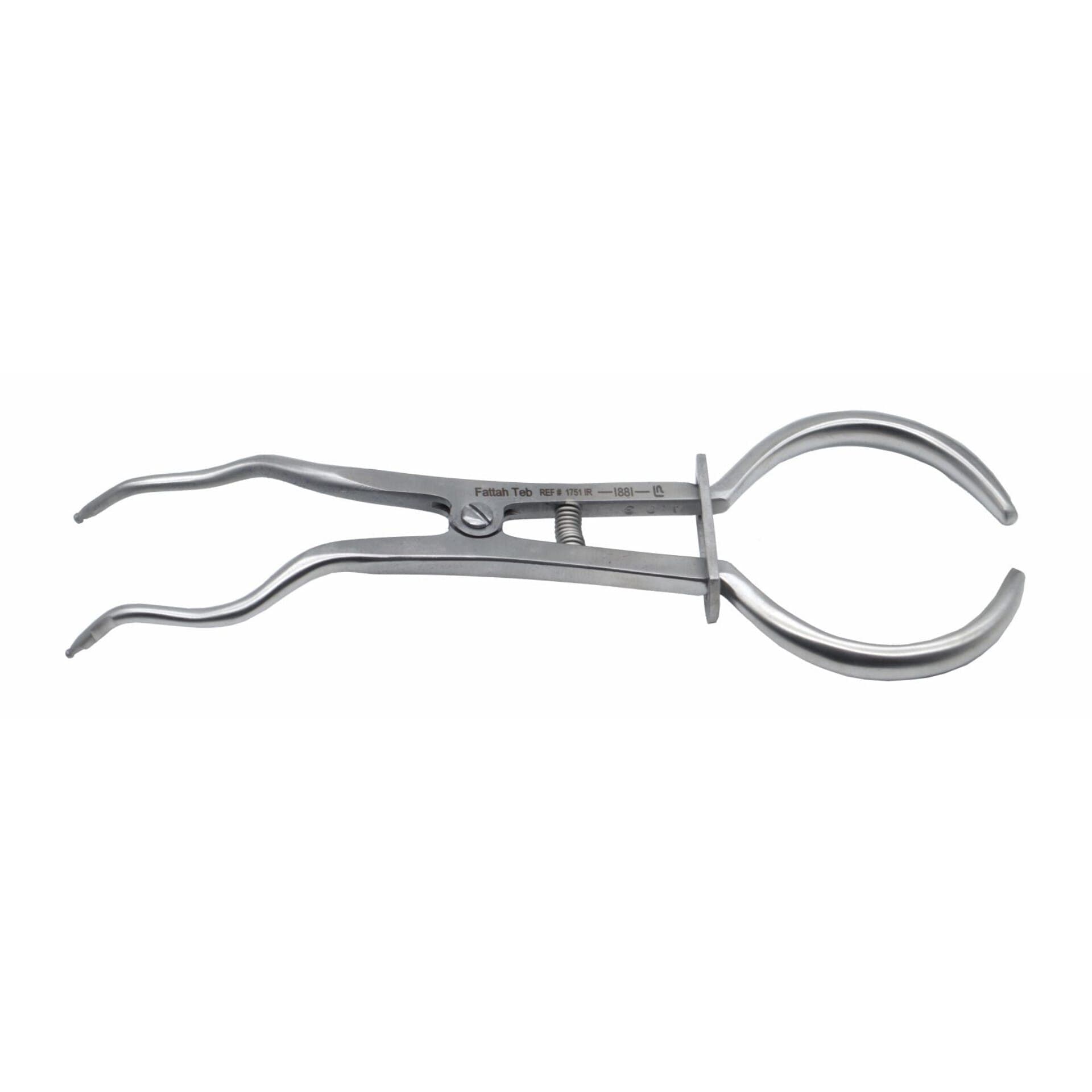 فورسپس کلمپ یک خم فتاح طب کد 1751 – FORCEPS — تصویر ۲