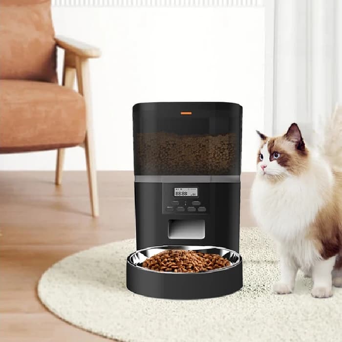 ظرف غذا اتوماتیک گربه و سگ مدل QQ002 ظرفیت 6 کیلوگرم (وارداتی) کد 106386 Automatic Pet Feeder — تصویر ۷