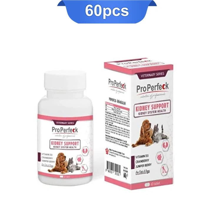 قرص سگ و گربه پروپرفک برای تقویت کلیه ها 60 عددی ProPerfeck Kindey Support — تصویر ۲