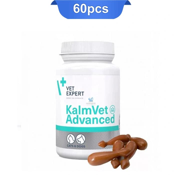 قرص گربه وت اکسپرت با اختلال رفتاری برای کاهش استرس و اضطراب 60 عددی Vet Expert KalmVet