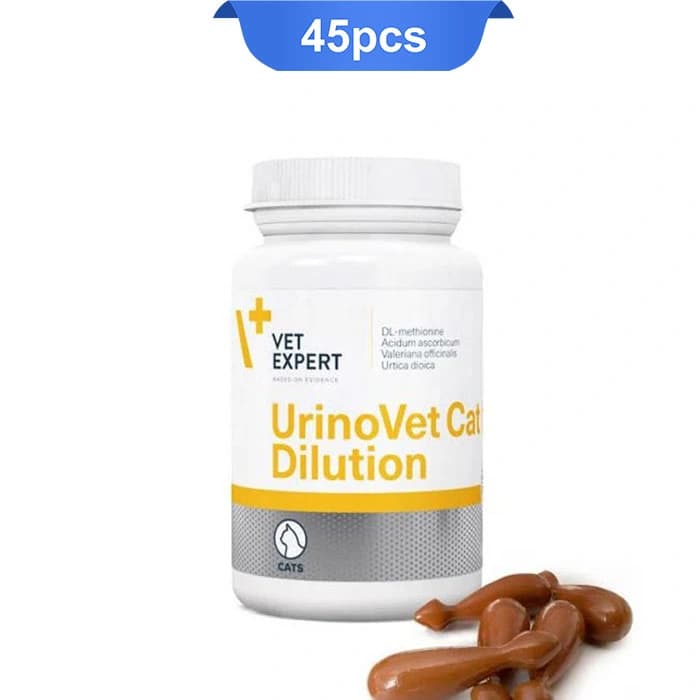 قرص گربه وت اکسپرت با مشکلات دستگاه ادراری 45 عددی Vet Expert Urinovet Cat Dilution — تصویر ۲