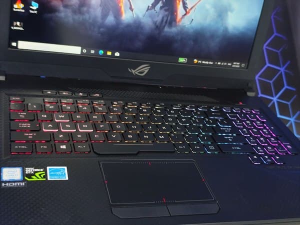 لپ تاپ 15.6 اینچی ایسوس مدل Asus Rog Strix I7-7700HQ 16GB 512SSD GTX1070 8GB — تصویر ۶