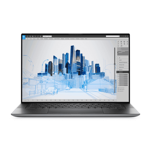 لپ تاپ 15.6 اینچی دل مدل Precision 5550 I7-10850H 16GB 512SSD 4k Touch