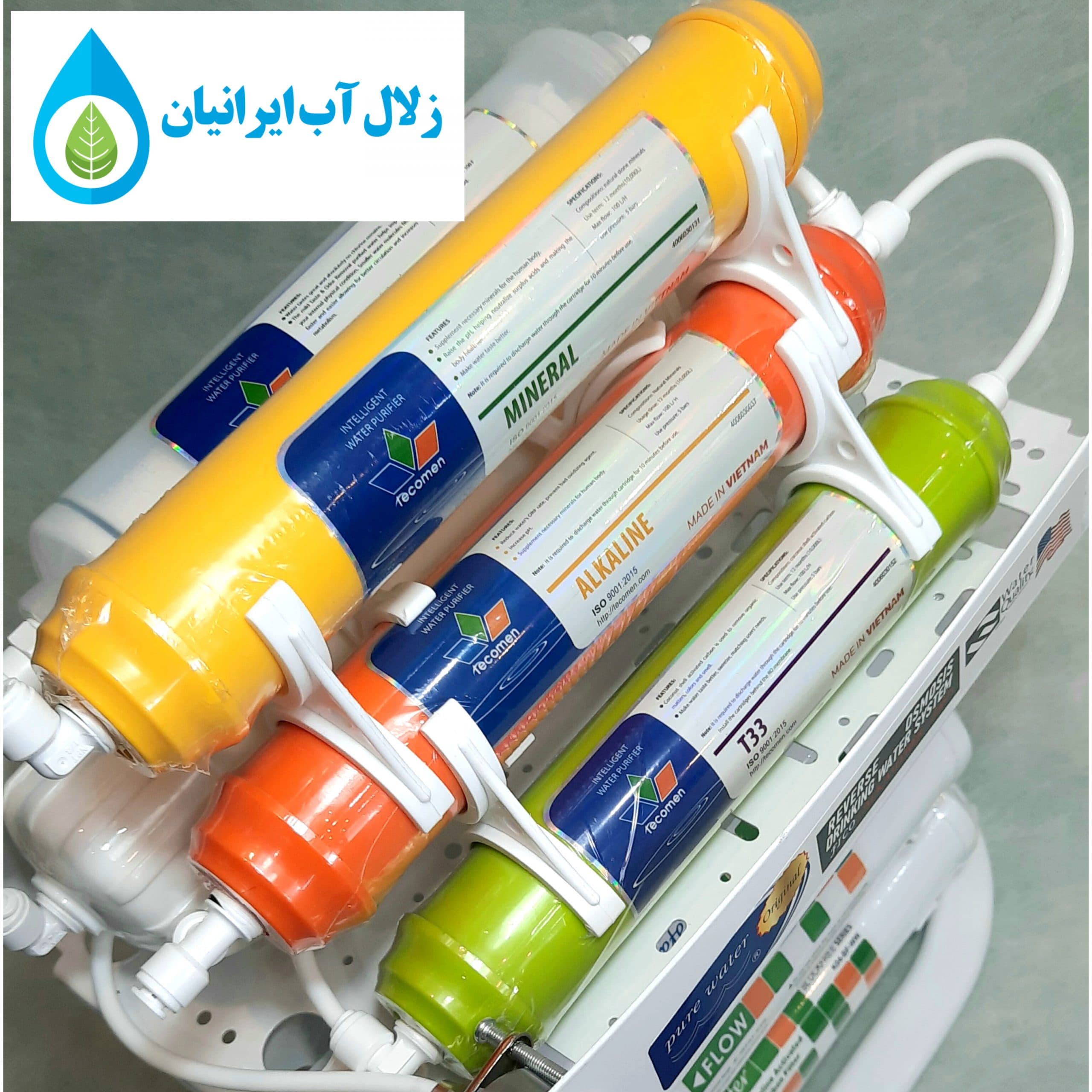 دستگاه تصفیه آب اینلاین 8 مرحله ای پیور واتر تایوان — تصویر ۶