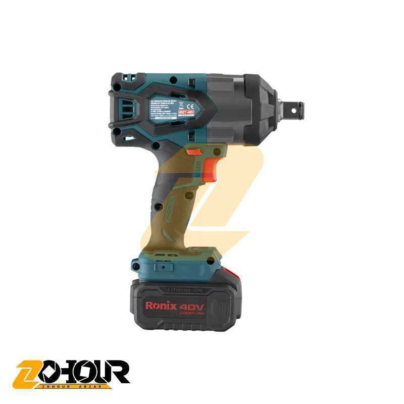 کیت بکس شارژی براشلس 40 ولت درایو 3/4 اینچ رونیکس مدل Ronix 8927-40V — تصویر ۴