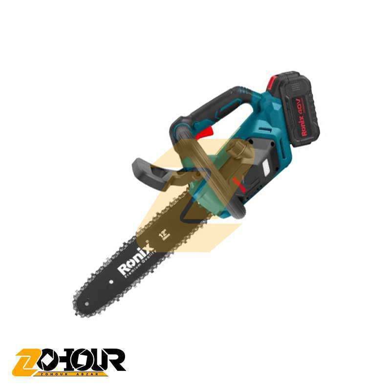 کیت اره زنجیری شارژی براشلس 40 ولت 30 سانتی متری مدل Ronix 8923-40V — تصویر ۳