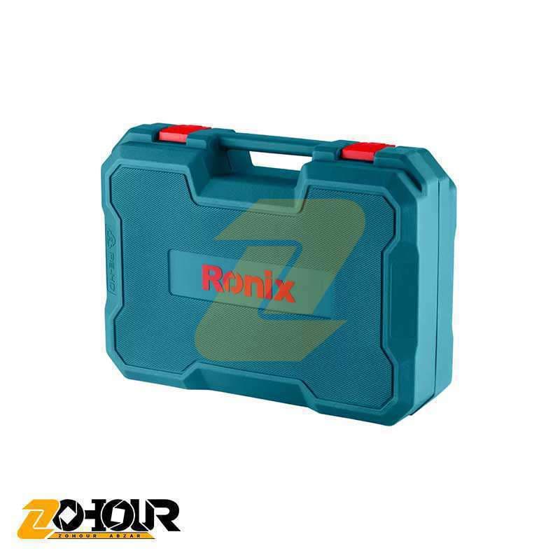 کیت بکس شارژی 40 ولت براش لس 800 نیوتن متر 1/2 اینچ مدل Ronix 8907-40V — تصویر ۱۰