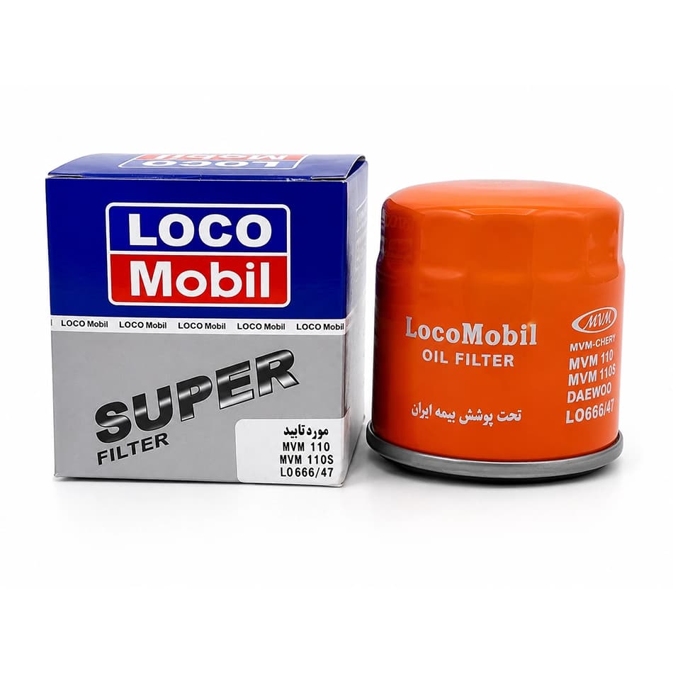 فیلتر روغن مدیران خودرو MVM، چری، فونیکس، MVM 110، MVM 110S، دوو ماتیز لوکومبیل LO66647 — تصویر ۳