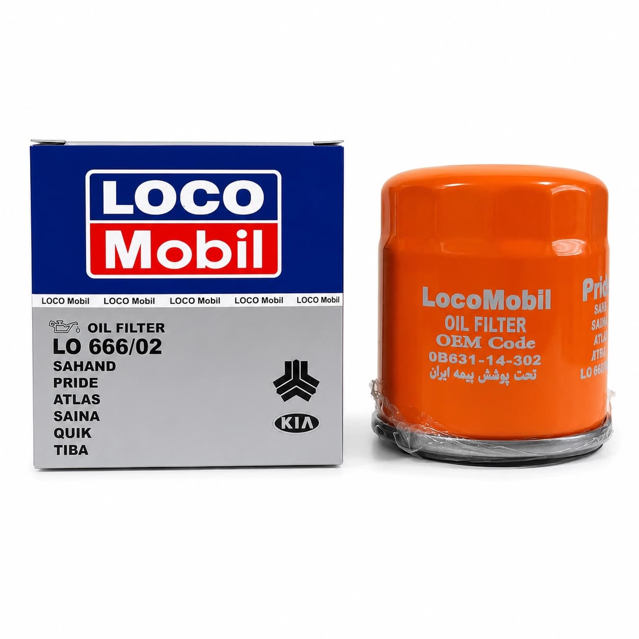 فیلتر روغن پراید، تیبا، ساینا، کوییک، اطلس لوکومبیل LO66602