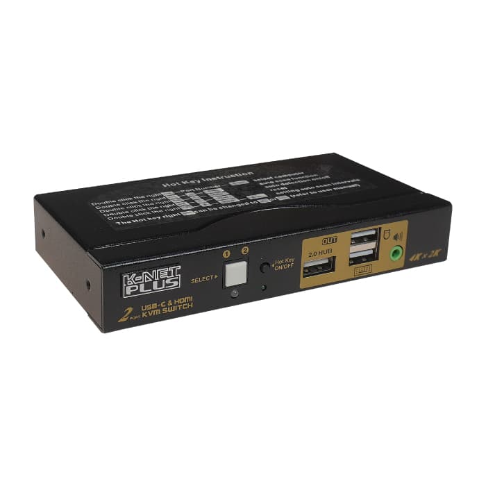 سوییچ 2 پورت KVM کی نت پلاس مدل KP-SWKCHD02 — تصویر ۲