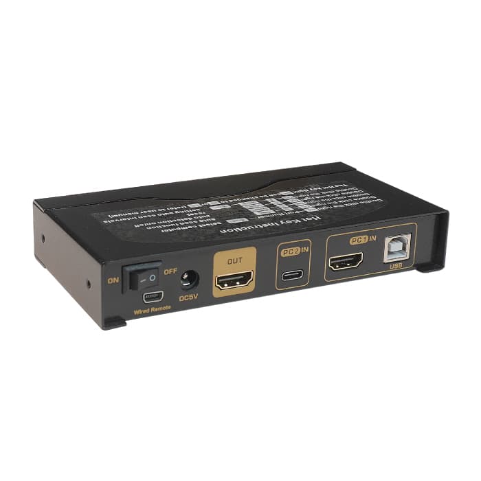 سوییچ 2 پورت KVM کی نت پلاس مدل KP-SWKCHD02 — تصویر ۳
