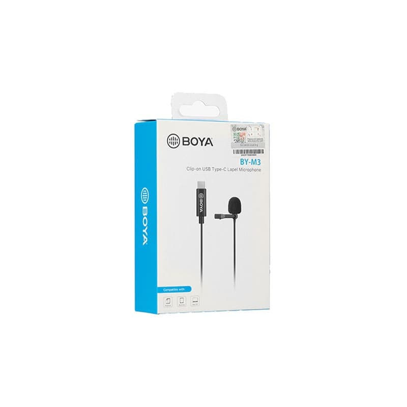 میکروفون یقه ای بویا BOYA BY-M3 MICROPHONE