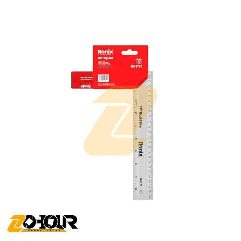 گونیا 25 سانت تراز دار رونیکس مدل Ronix RH-9725 — تصویر ۷