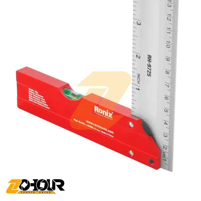 گونیا 25 سانت تراز دار رونیکس مدل Ronix RH-9725 — تصویر ۱۰