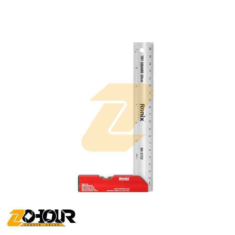 گونیا 20 سانت تراز دار رونیکس مدل Ronix RH-9720 — تصویر ۸
