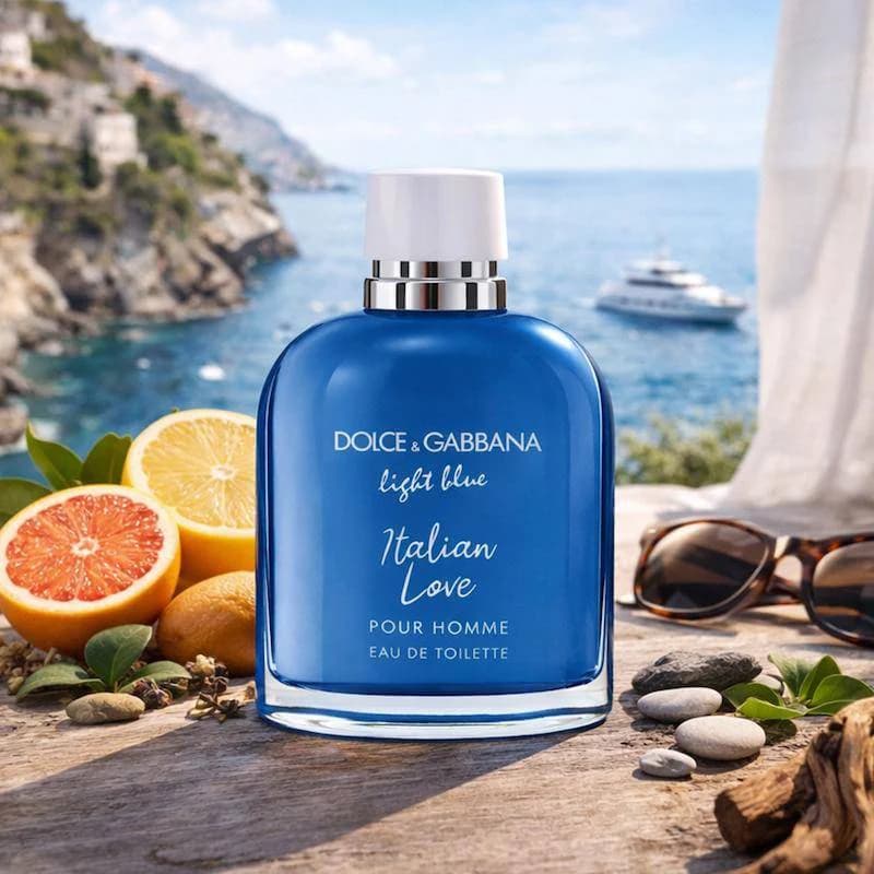 عطر دولچه گابانا لایت بلو ایتالین لاو پور هوم — تصویر ۷