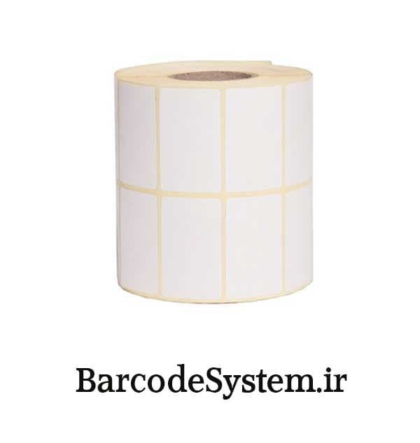 برچسب پرینتر لیبل زن سایز 40*20 کاغذی