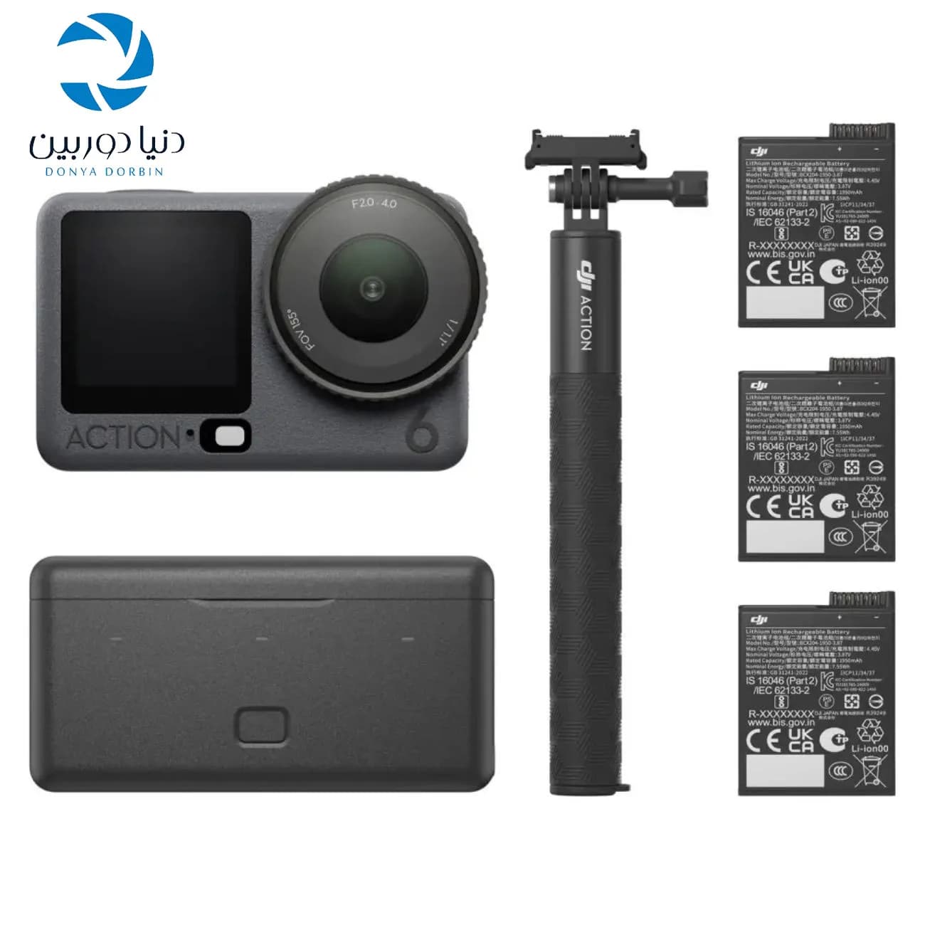 دوربین اکشن دی جی آی DJI Osmo Action 6 Adventure Combo — تصویر ۵