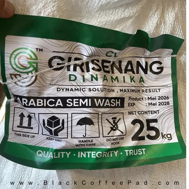دانه قهوه سبز اندونزی مندلینگ ۱۰۰٪ عربیکا — تصویر ۲