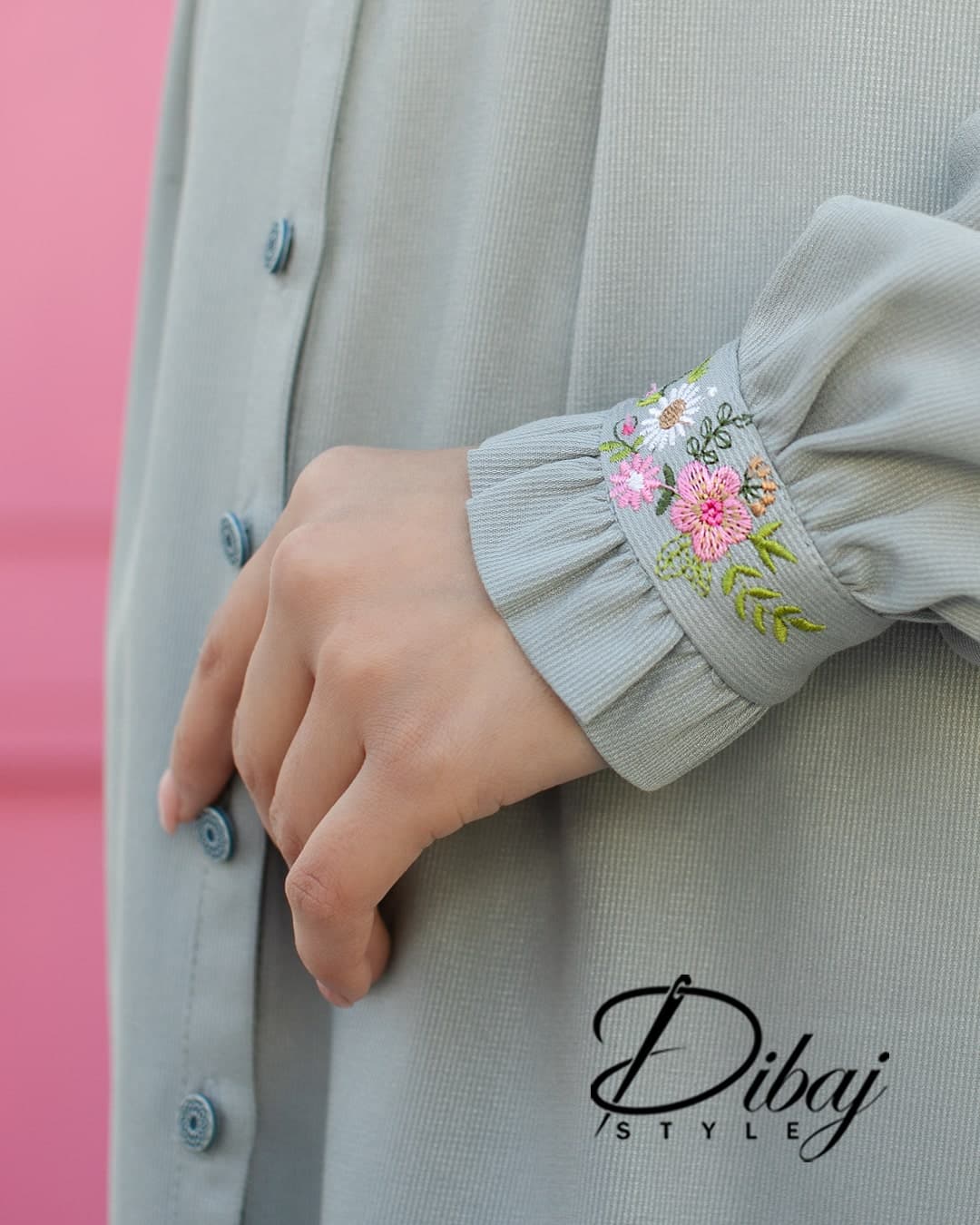 مانتو نقره ای (مدل بفته) — تصویر ۲