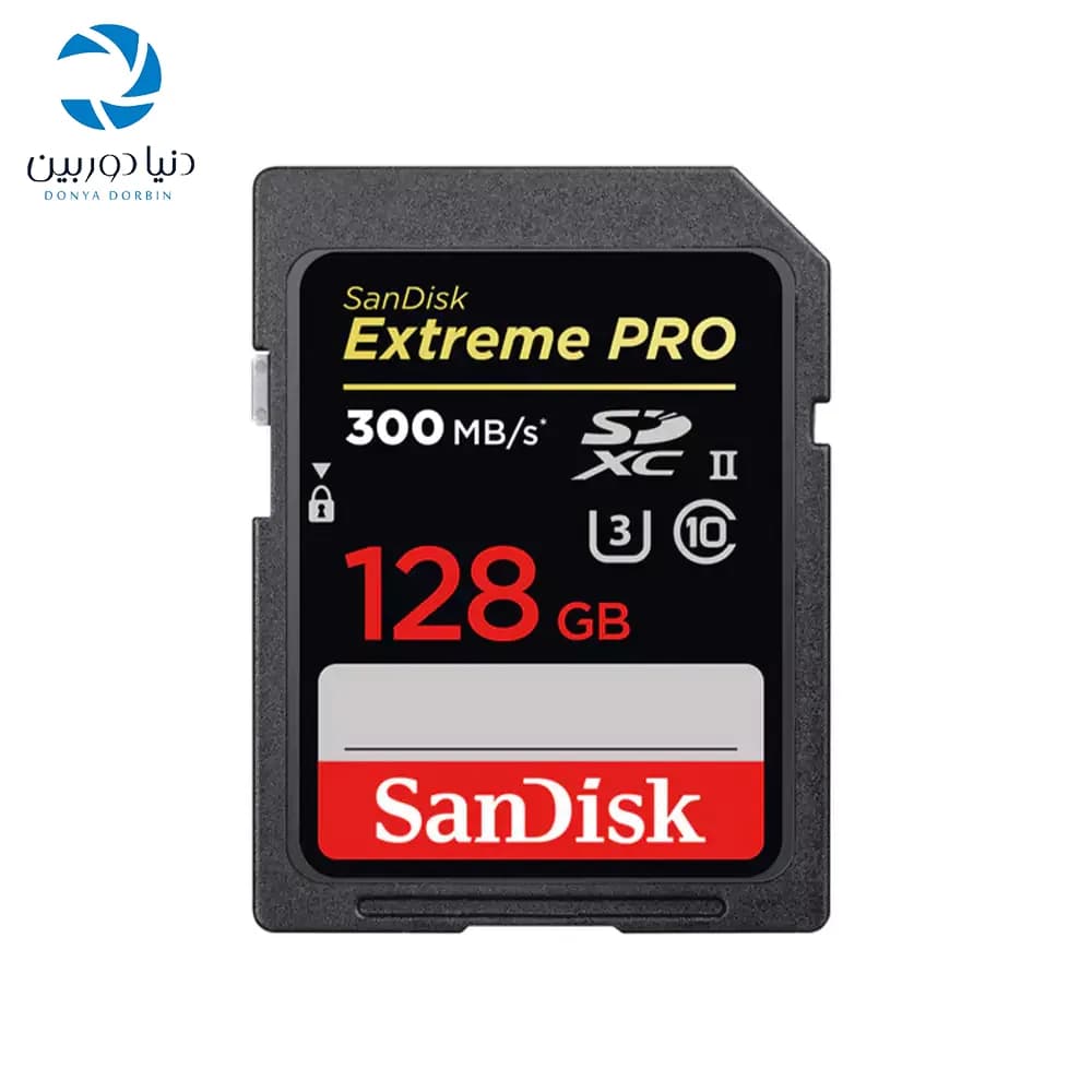 کارت حافظه SanDisk 128GB Extreme PRO UHS-II SDXC 300MB/s 2000X