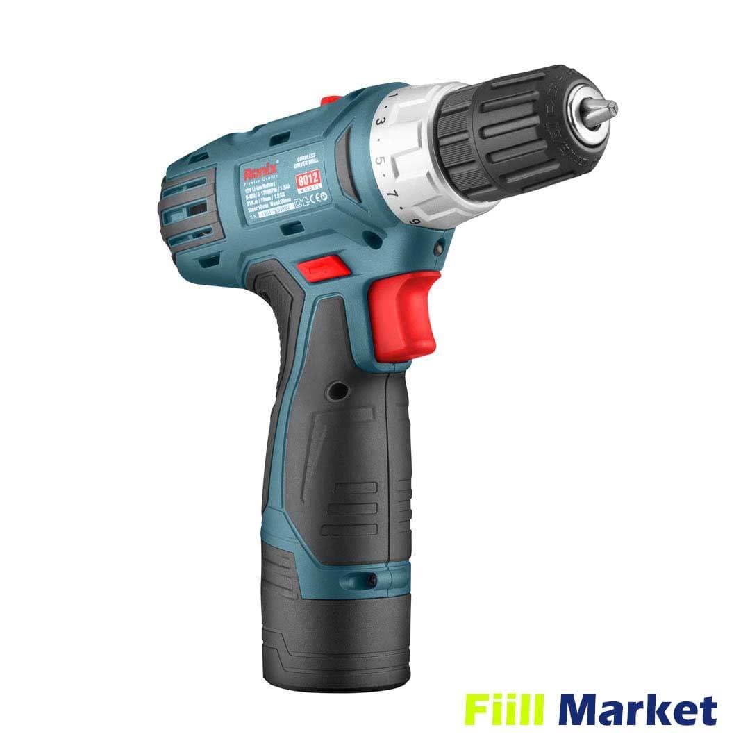 دریل شارژی RS-8013 رونیکس 35 تیکه — تصویر ۶