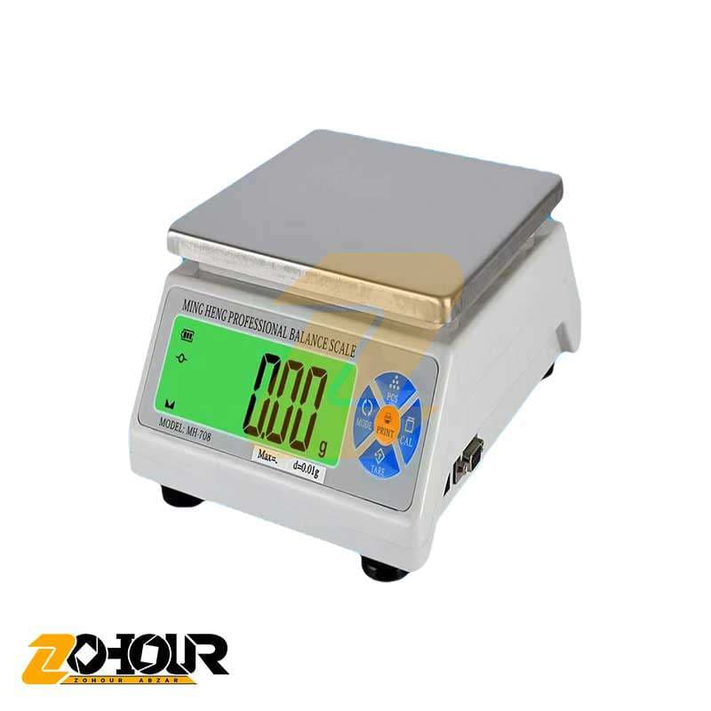 ترازو آزمايشگاهی 1000 گرم دقت 0.01 مدل MH-708