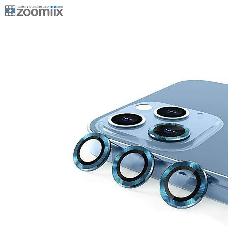 محافظ لنز دوربین مدل رینگی مناسب برای گوشی موبایل اپل iPhone 13 Pro /13 Pro Max — تصویر ۲