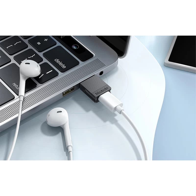 مبدل مک دودو OT-6970 USB 3.0 به USB-C | انتقال داده 480Mbps — تصویر ۴