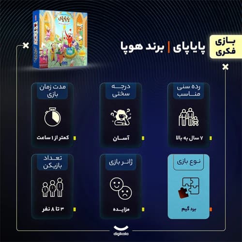 بازی فکری و دورهمی پایاپای (Payapay) – نشر هوپا — تصویر ۳