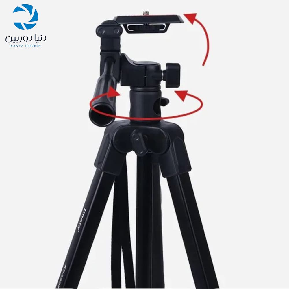 سه پایه دوربین جیماری Jmary Kp-2209 Camera Tripod — تصویر ۶