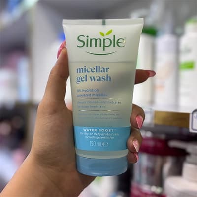 ژل شوینده صورت سیمپل (اصل ) مدل Micellar Facial Gel Wash — تصویر ۲