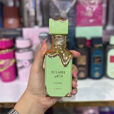 ادکلن زنانه اکلایر پسته‌ای (Eclaire Pistachio) حجم ۱۰۰ میلی‌لیتر مسترکوالیتی — تصویر ۲
