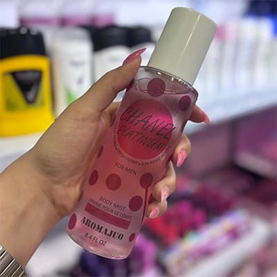 بادی اسپلش مردانه آروماجو (اصل) مدل شنل پلاتینیوم (Chanel Platinum) حجم ۲۵۰ میلی‌لیتر