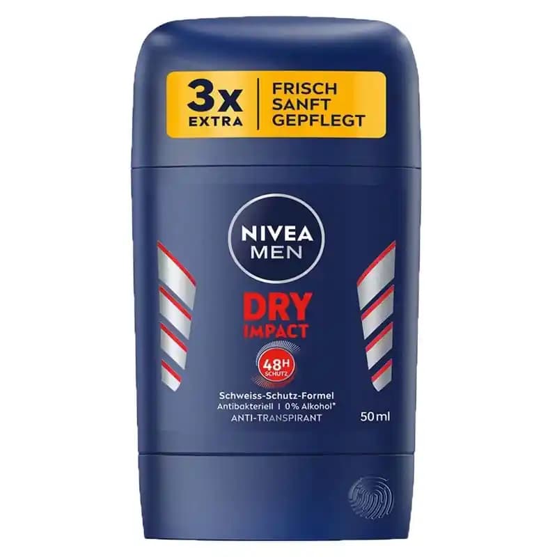 اسپری ضد تعریق مردانه نیوآ مدل Dry Impact 48H (اصل) حجم 150 میلی‌لیتر | محافظت 48 ساعته — تصویر ۳