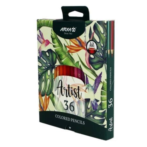 مداد رنگی ۳۶ رنگ آریا Artist | Arya Artist Colored Pencils (36 Colors)