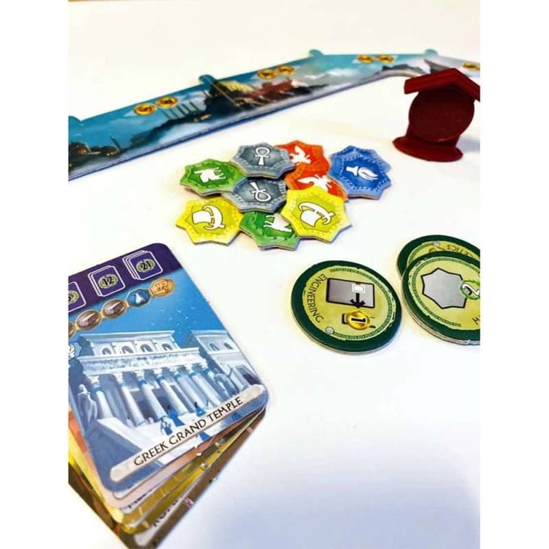 بازی رومیزی دوئل (7 Wonders Duel) | بازی استراتژیک دو نفره فکری — تصویر ۷