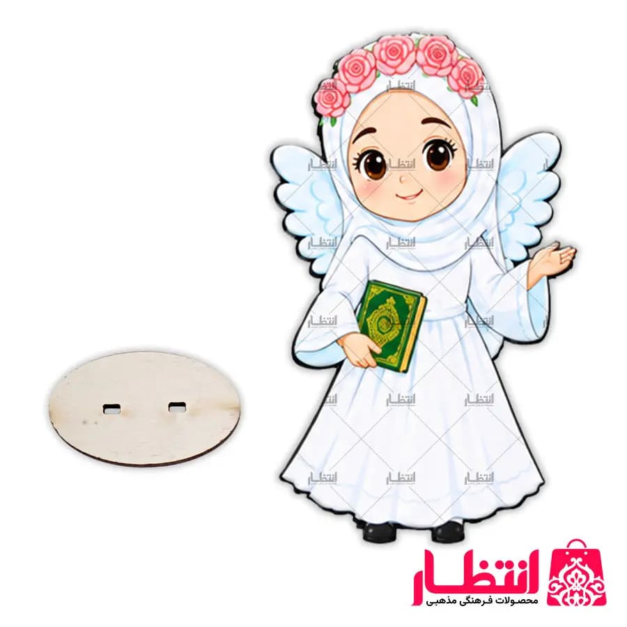 استند رومیزی طرح فرشته کد4 — تصویر ۲