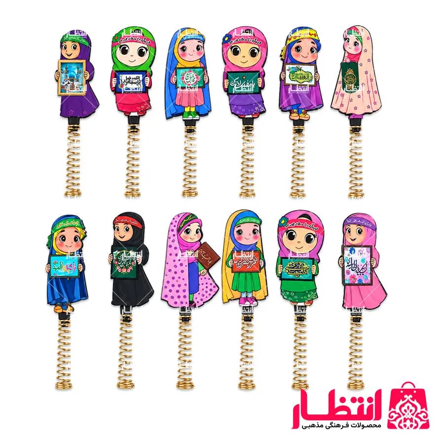 سرمدادی چوبی دخترانه مذهبی — تصویر ۲