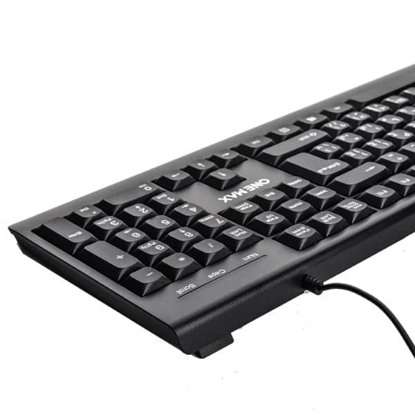 کیبورد باسیم اقتصادی وان مکس مدل OM-K1200B | کیبورد سیمی USB — تصویر ۵