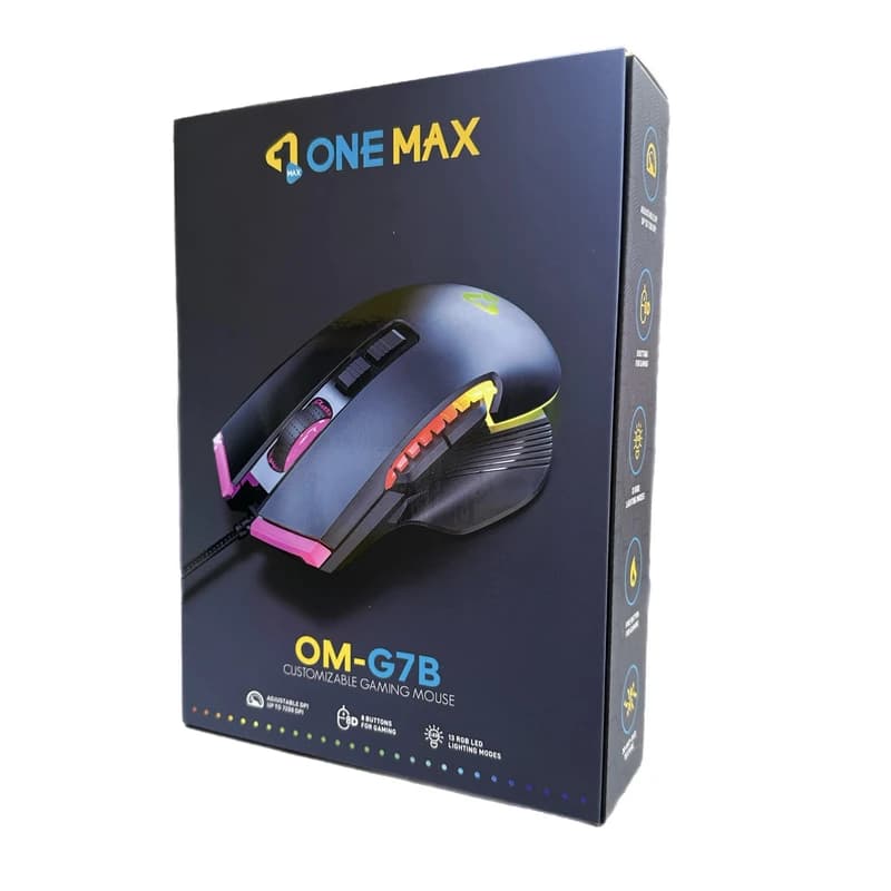 ماوس وان مکس OM-G7 | ماوس گیمینگ RGB حرفه‌ای — تصویر ۴