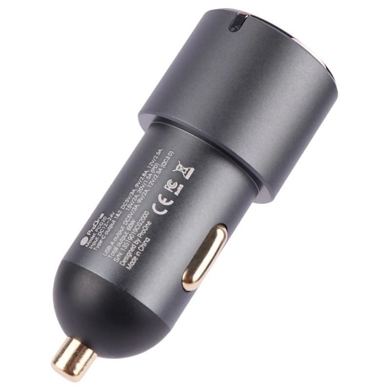 شارژر فندکی 60 وات پرووان PCG20 | شارژ سریع PD و QC 3.0 — تصویر ۸