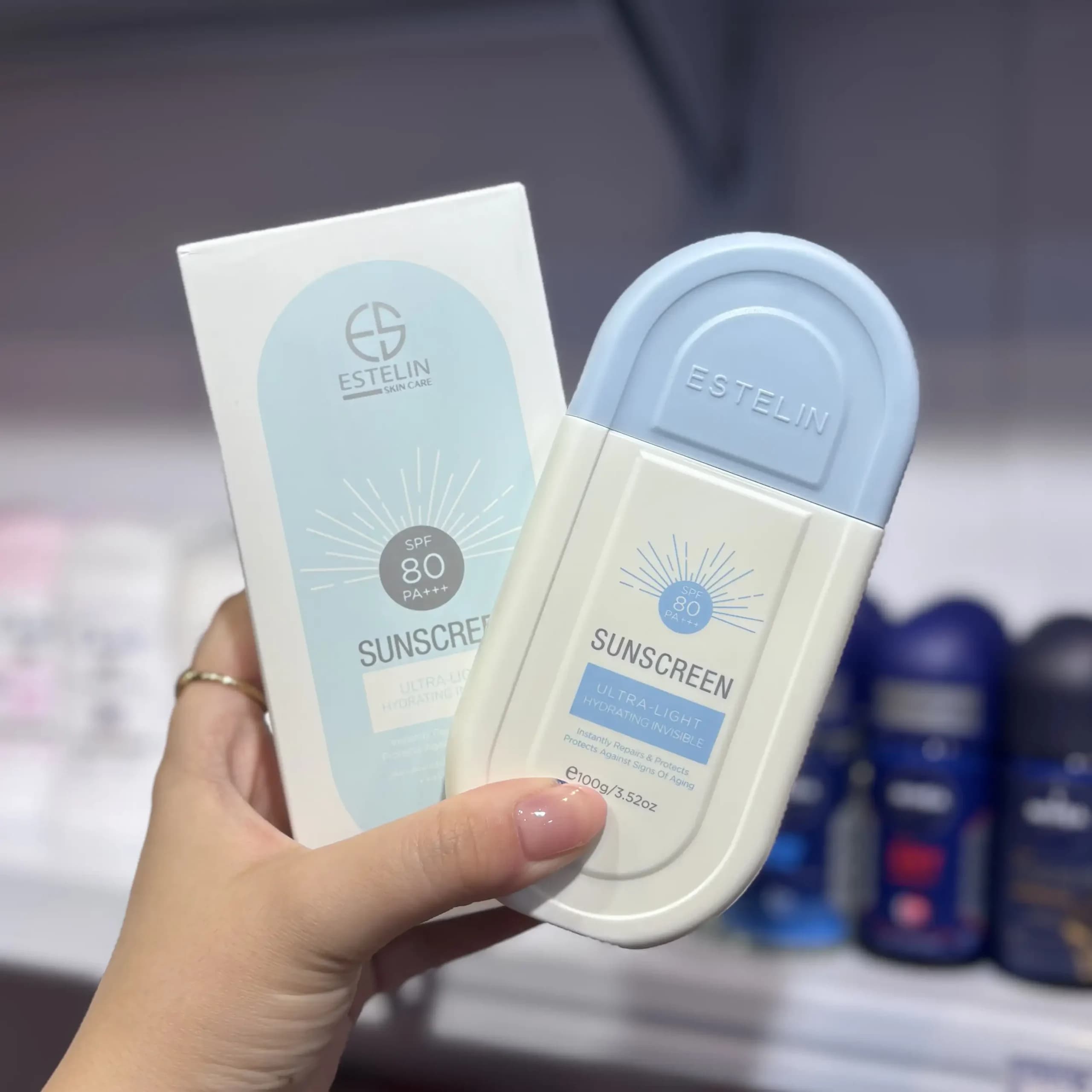 کرم ضد آفتاب بی‌رنگ صورت استیلن 80 SPF مدل ultra وزن 100 گرم (اصل)