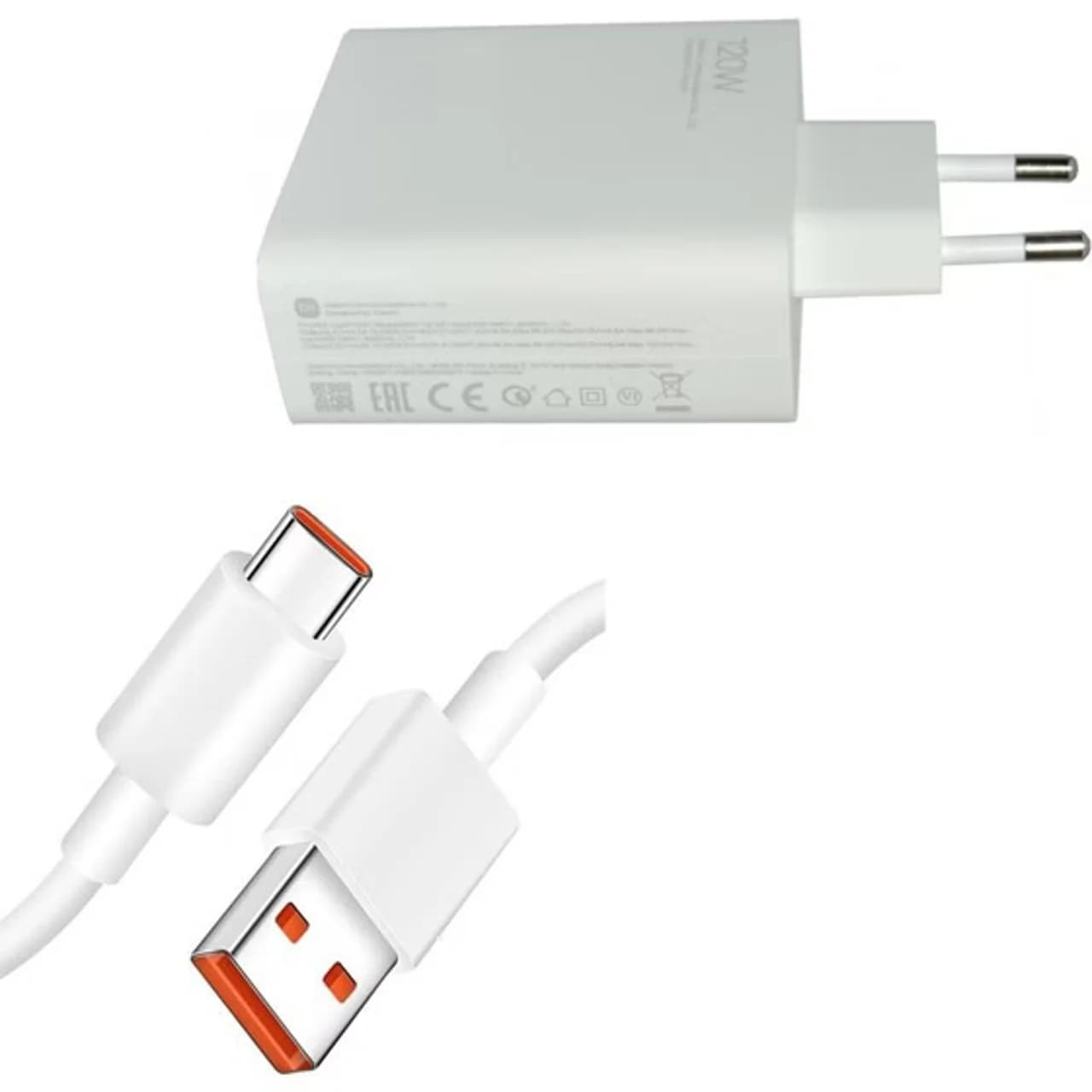 شارژر شیائومی 120 وات دو پین همراه کابل | Xiaomi 120W Fast Charger — تصویر ۸