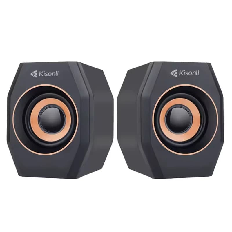 اسپیکر رومیزی دو تکه کیسونلی مدل A-101S | اسپیکر USB و AUX
